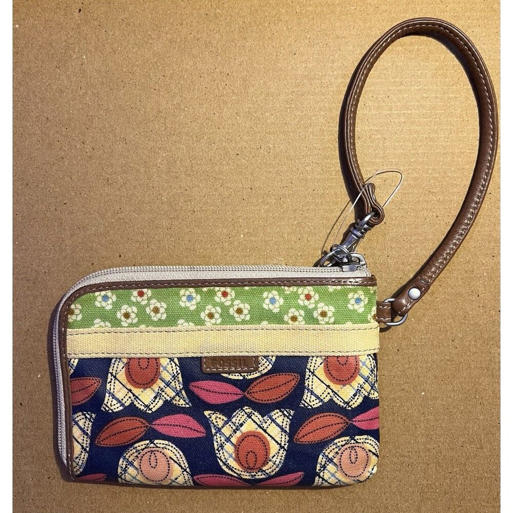 Fossil Mulitcolor wristlet wallet - Picture 1 of 6